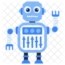 Roboterfilter Bionischer Mensch Humanoid Symbol