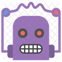 Robotergesichts Smiley Emoji Emoticon Symbol