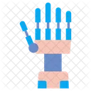 Roboterhand Symbol