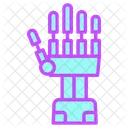 Roboterhand Symbol