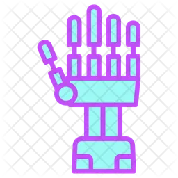 Roboterhand  Symbol