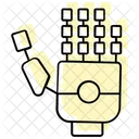 Roboterhand Roboter Hand Symbol