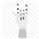 Roboterhand Mechanische Hand Kunstliche Intelligenz Symbol