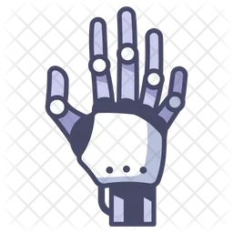 Roboterhand  Symbol