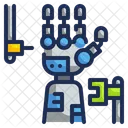 Roboterhand Bionische Prothese Medizinische Symbol