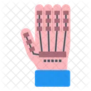 Cyberhand Roboterhand Mechanische Hand Symbol