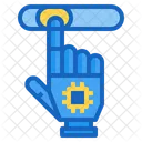 Roboterhand  Symbol