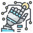 Roboterhand  Symbol