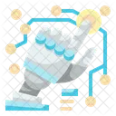 Roboterhand  Symbol