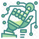 Roboterhand  Symbol