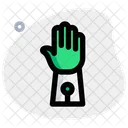 Roboterhand  Symbol