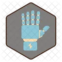 Roboterhand Roboterarm Hand Symbol