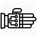 Roboterhand  Symbol