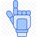 Roboterhand  Symbol