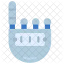 Roboterhand  Symbol