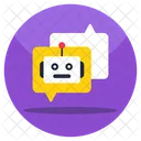 Roboterkommunikation  Icon