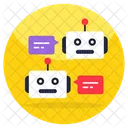 Roboterkommunikation  Icon