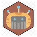 Roboterkopf Roboter Algorithmus Symbol