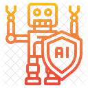 Roboterschild  Symbol