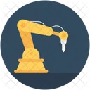 Robotic Arm Industrial Icon