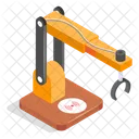 Robotic Arm Industrial Icon