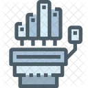 Machine Hand Robotic Icon