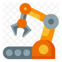 Robotic Arm Automation Machine Icon
