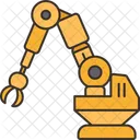 Robotic Arm Industrial Robot Factory Robot Icon