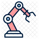 Robotic Arm Automation Icon