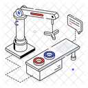 Industrial Arm Robotic Arm Robot Technology Symbol