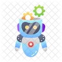 Robotic Automation Futuristic Bot Icon