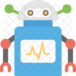 Robotic Cardiac Monitor Icon