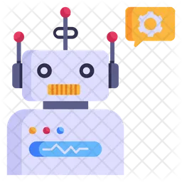 Robotic Chat  Icon