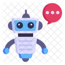 Robotic Chat  Icon