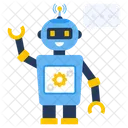 Robot Settings Robot Management Robotic Technology Icon