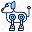 Robotic Dog Artificial Icon