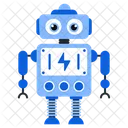 Robotic Energy Bionic Man Humanoid Icon