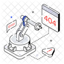 Web Error 404 Error Robotic Error Symbol