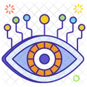 Mechanical Eye Cyber Eye Cyber Security Concept Icon