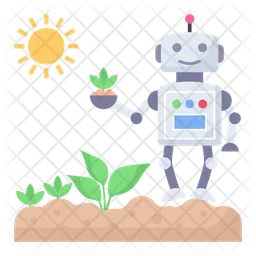 Robotic Farmer  Icon