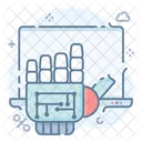 Robotic Hand  Icon