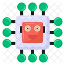 Robotic Microchip  Icon