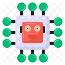 Robotic Microchip  Icon