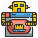 Robotic Oven Kitchenware Electronics Icon