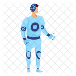 Robotic person  Icon