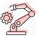 Robotics Arm Color Shadow Thinline Icon Icon