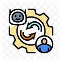 Robotics Collaboration Industry Icon