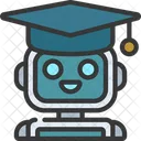 Robotics Degree Robotics Graduate Graduation Cap Icon