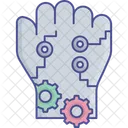 Robotics Hand Arm Artificial Intelligence Icon