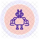 Robotics Line Icon Icon